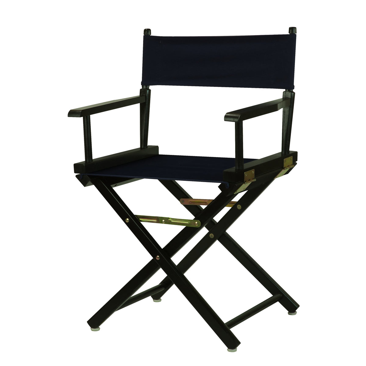 Casual Home 18&quot; Director's Chair Black Frame with Navy Canvas