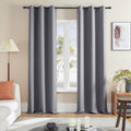 Rutterllow Blackout Curtains For Living Room, Thermal Insulated Window Drapes 2 Panels For Bedroom, Grommet Top (42X90 Inch, Dov