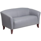 Flash Furniture HERCULES Imperial Series Gray LeatherSoft Loveseat