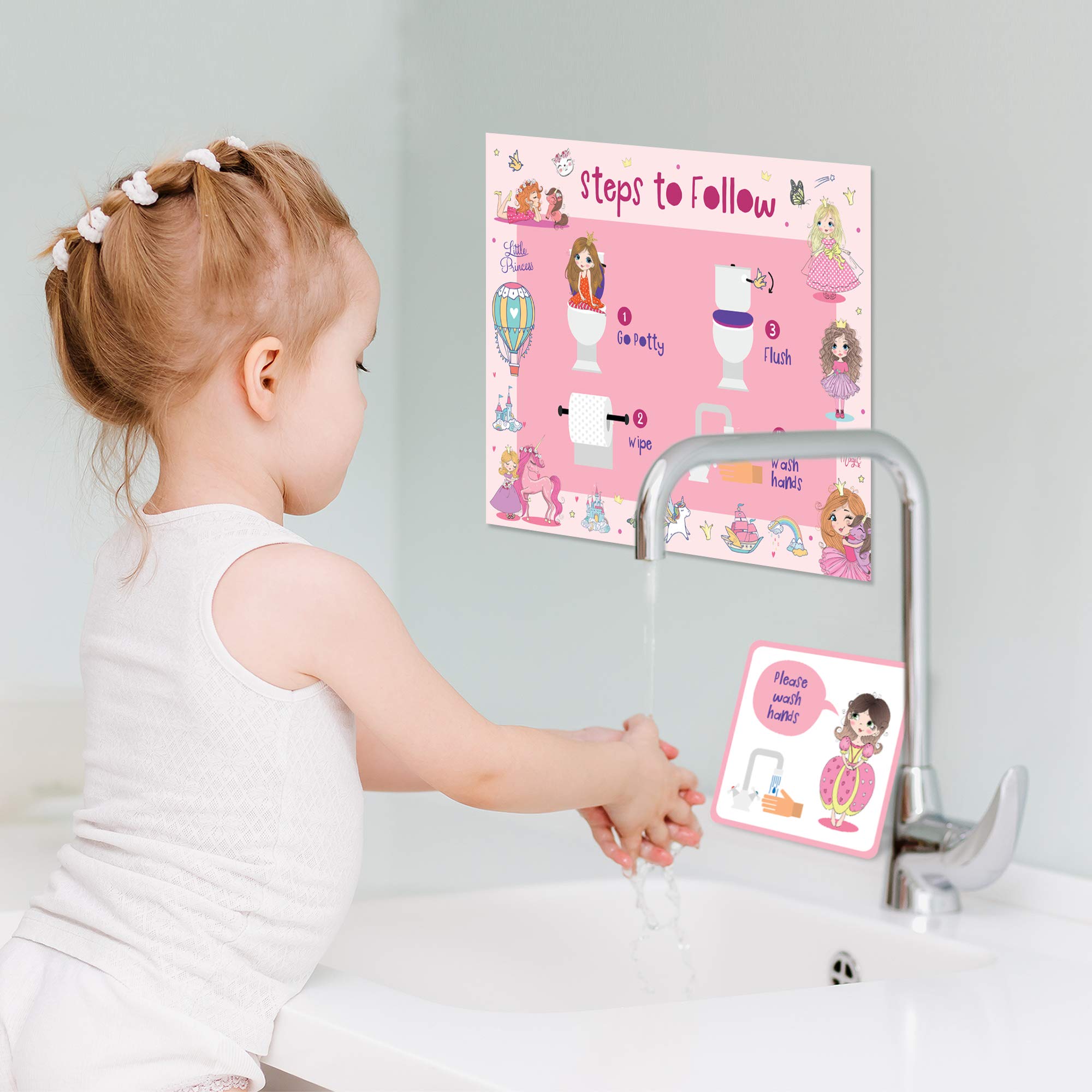 Athena Futures Potty Training Chart For Toddler, Girls, Sticker Chart For Potty Training, 4 Week Reward Chart, Certificate, Inst