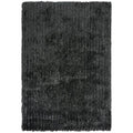 Alora Decor Eclipse 7'6"X9'6" Striped Shag Black/Gray/Rust/Blue Tufted Area Rug