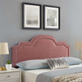 Modway Belinda Performance Velvet Full/Queen Headboard, Dusty Rose