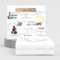 Supreme Elegance Queen Size Sheet Set, 100% Cotton Snow White Bed Sheets Set, Deep Pockets Percale Sheets, Easy Fit, Cooling Bed