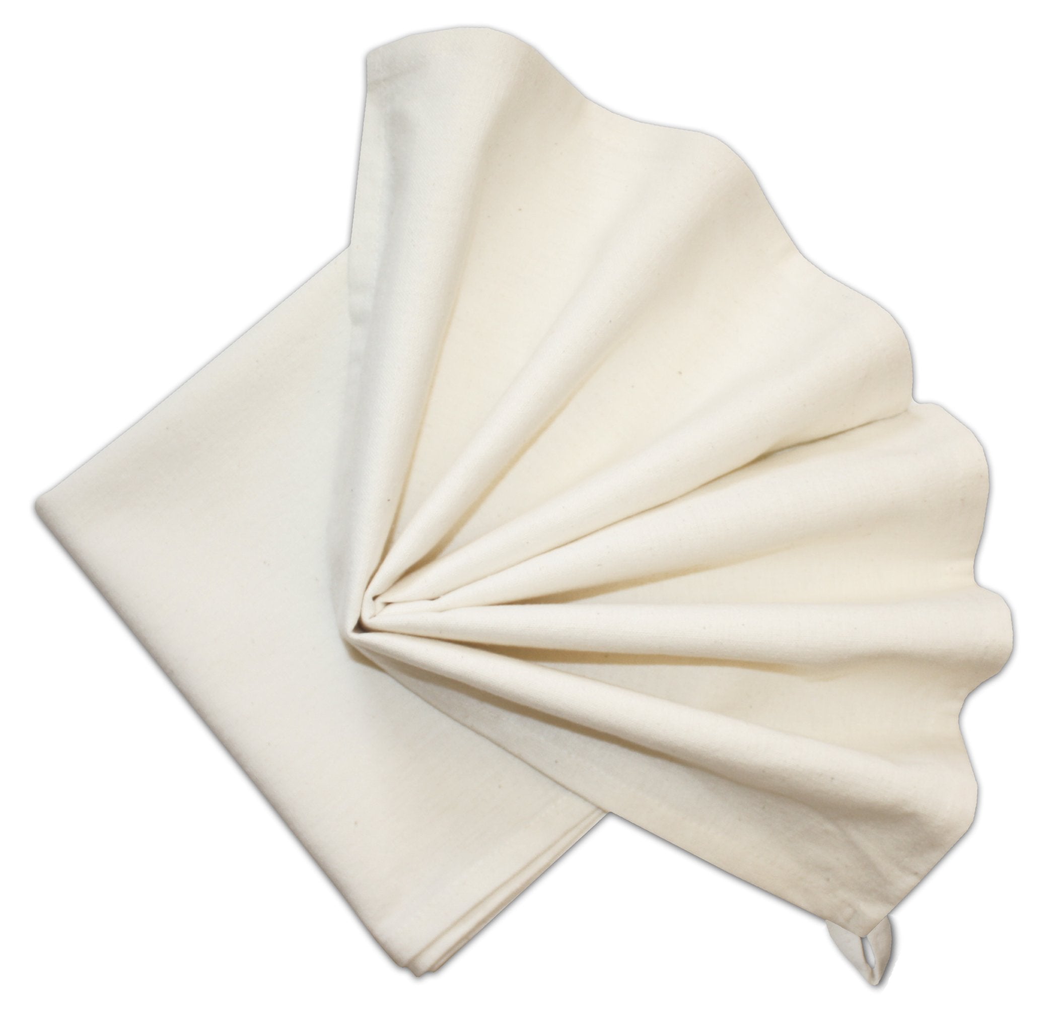 Aunt Marthas Stitch Em Up Hemmed Kitchen Towels, 18 by 28-Inch, Natural, 2-Pack