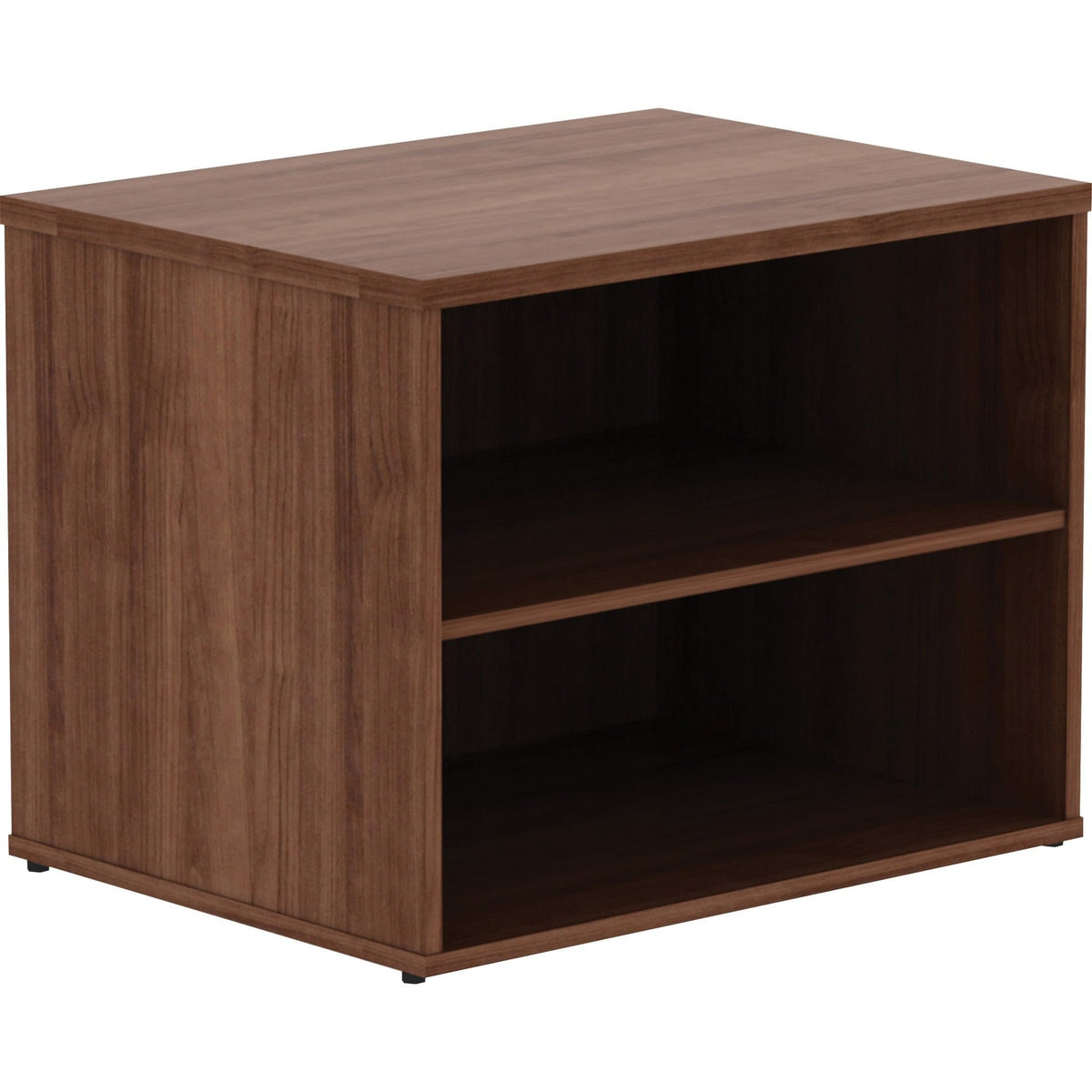 Lorell Walnut File Storage Cabinet Credenza