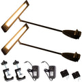 Trade Show Led Light, Ledupdates 2 Packs 24V Warm White 3000K Exhibit Display Lighting For Popup Booth, Back Drop Panel, Halogen