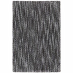 HomeRoots 507854 10 x 13 ft. Charcoal Shag Power Loom Stain Resistant Rectangle Area Rug