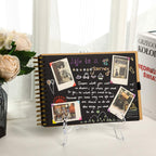 2 Pieces, 9.8 Inches Clear Acrylic Easels Display Stands/Plate Stands For Display Photos Holder Picture Frames Or Other Items At