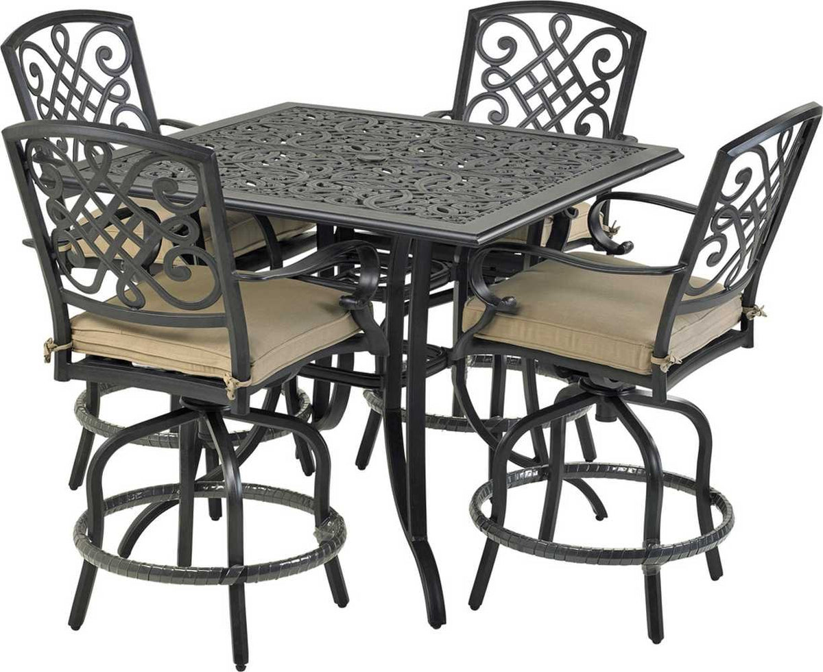 Patio Resort Sqctdy44-Bt1 Bridgetown 5-Piece Counter Set