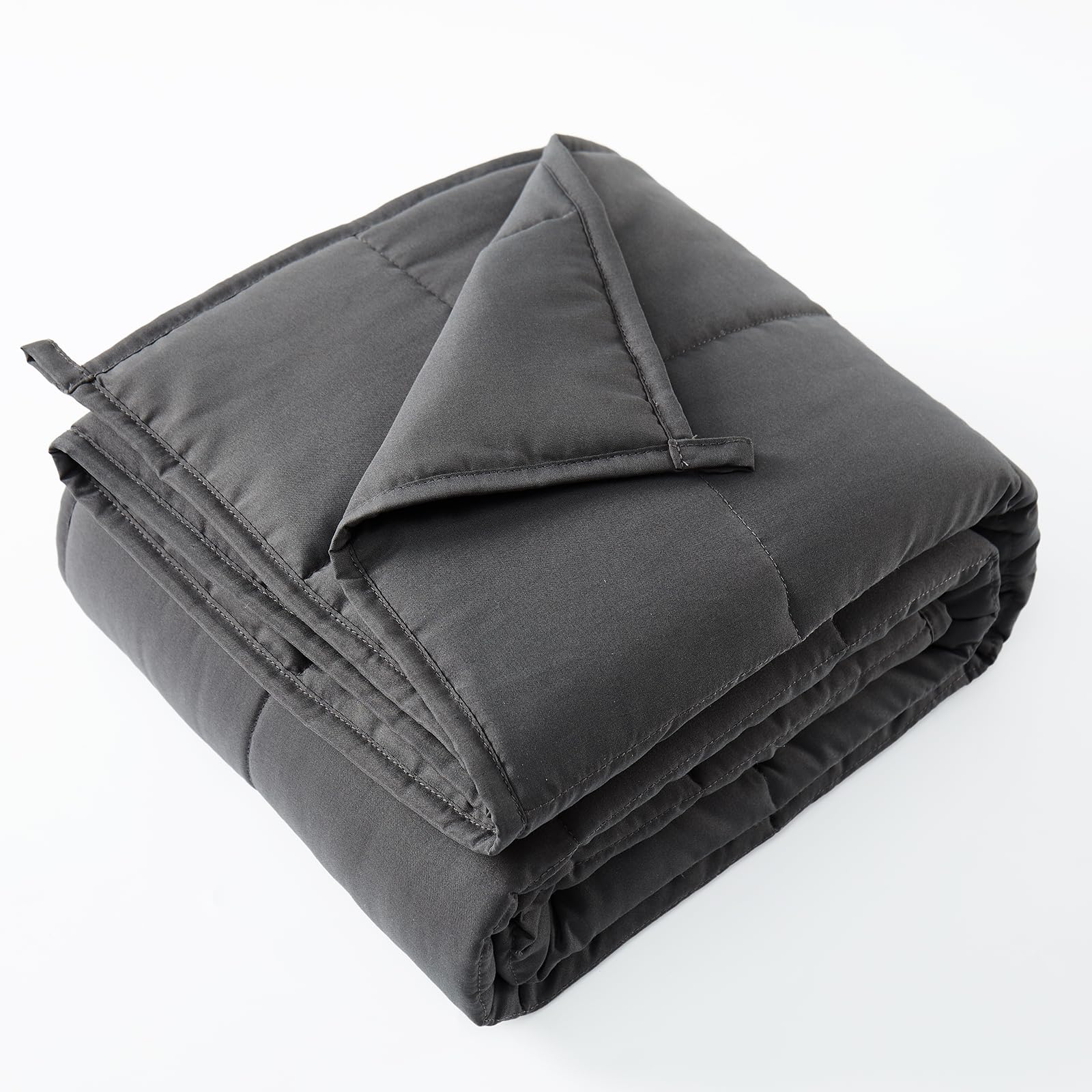 Hosukko Weighted Blanket - Weighted Blanket 7 Lbs Grey Heavy Blanket - Small Size Bresthable Blanket(41 * 60 Inches, 7 Lbs)