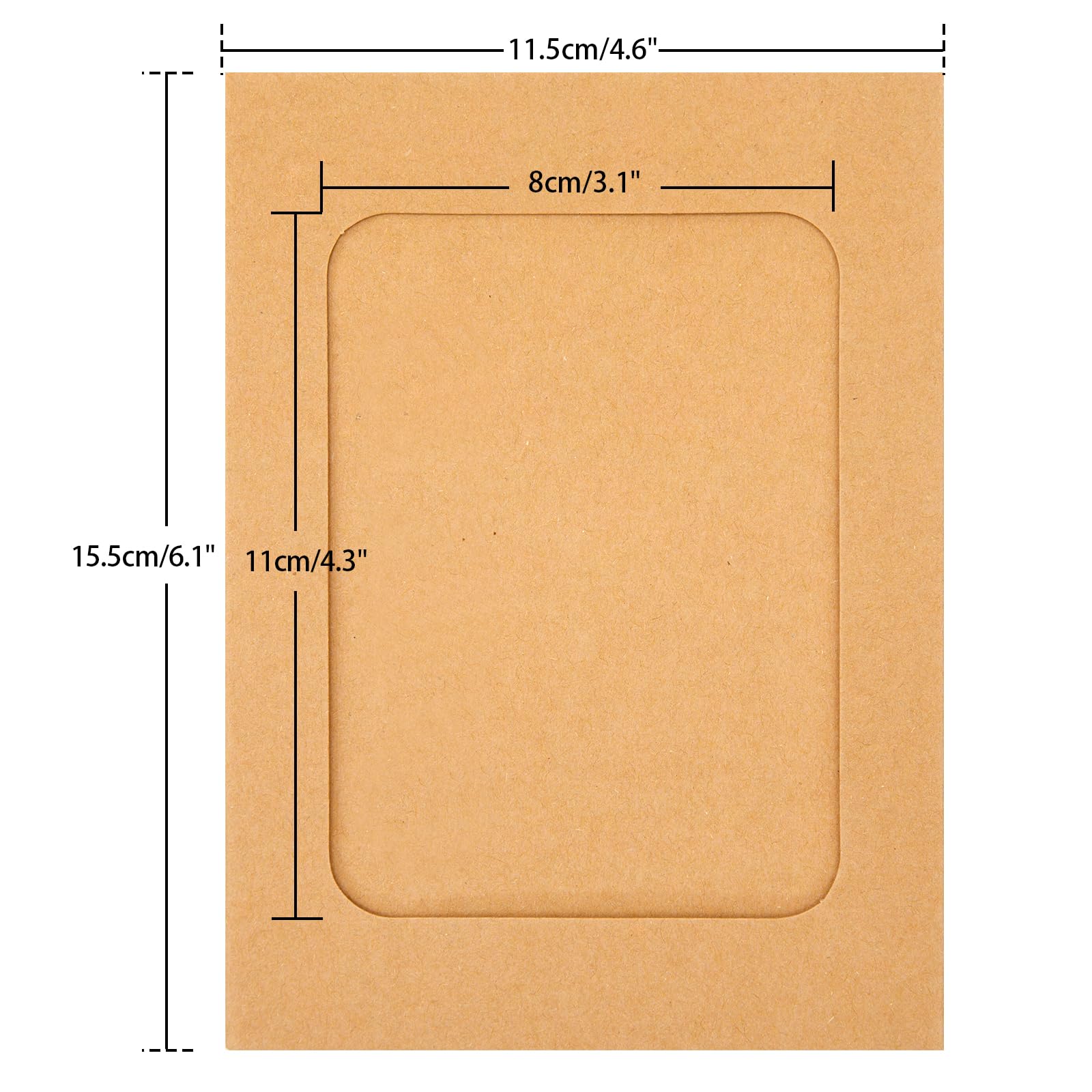 Anwyll Paper Picture Frames 4''X6'',30 Pcs Paper Photo Frames,Cardboard Picture Frames With Wooden Clips And Strings Diy Clip Ph
