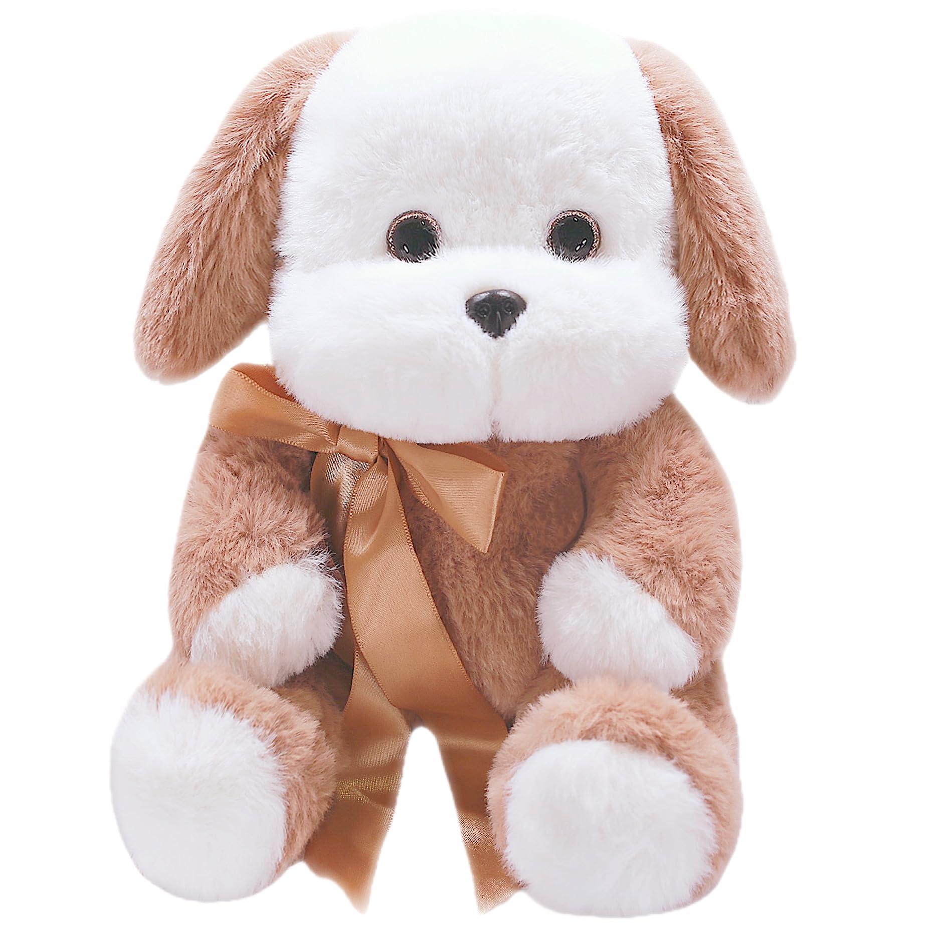 uoozii Non-Shedding 12' | 2 Pounds Microwavable & Coolable Weighted Stuffed Animals Unscented Dog Weighted Plush Pillow Warmabl