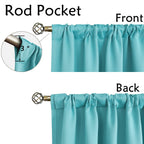Bgment Rod Pocket And Back Tab Blackout Curtains For Bedroom - Thermal Insulated Room Darkening Curtains For Living Room, 2 Window Curtain Panels (42 X 63 Inch, Natural Camel)