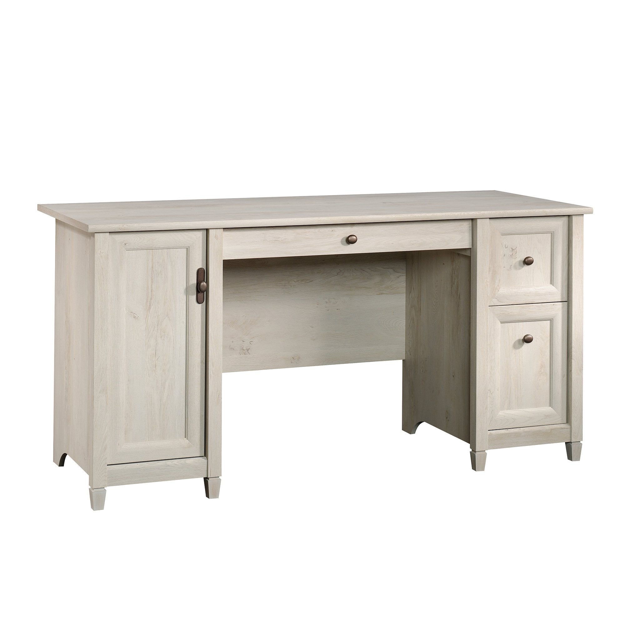 Sauder Edge Water Computer Desk, L: 59.06 x W: 23.23 x H: 29.02, Chalked Chestnut finish
