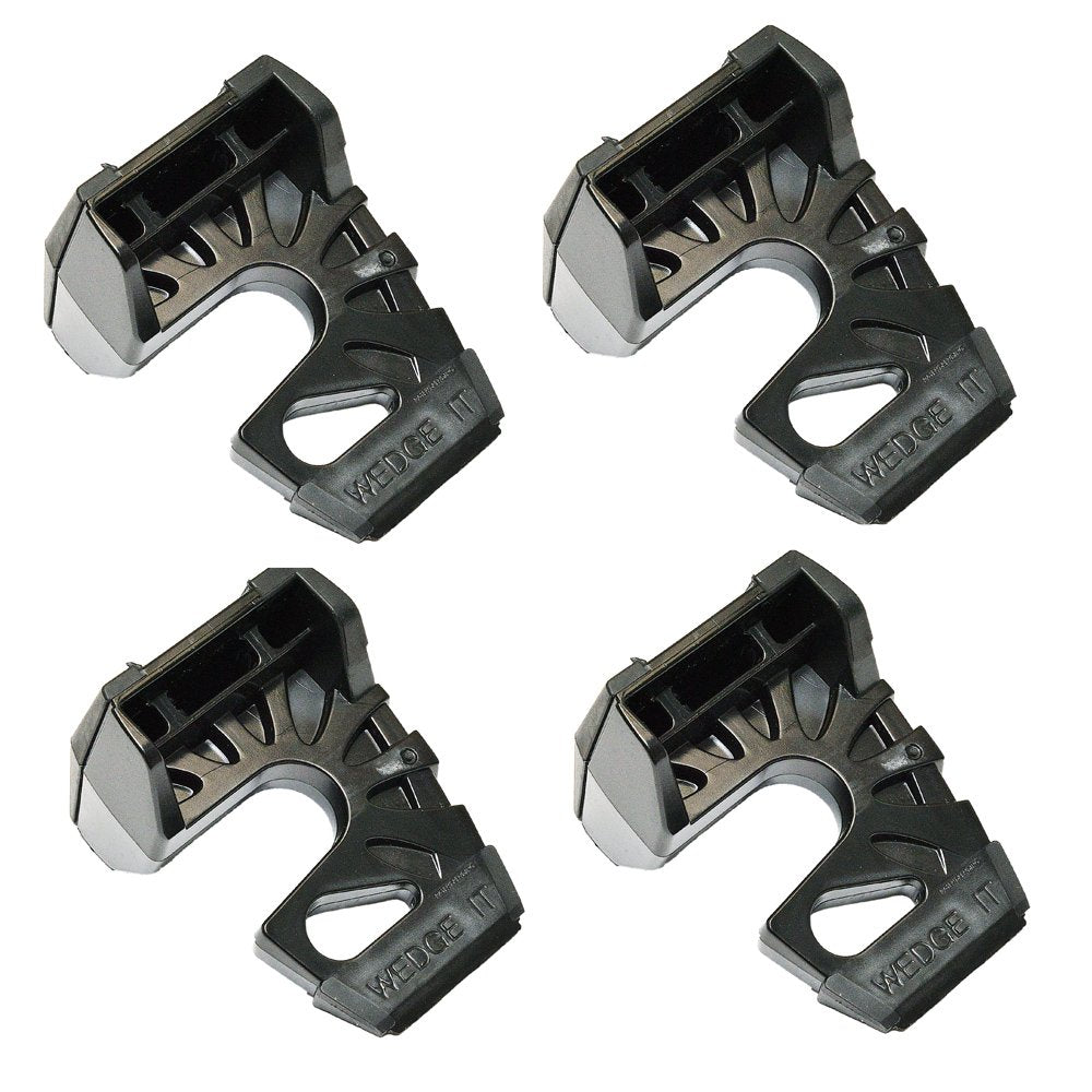 Wedge-It - The Ultimate Door Stop - Black (4 In Quantity)