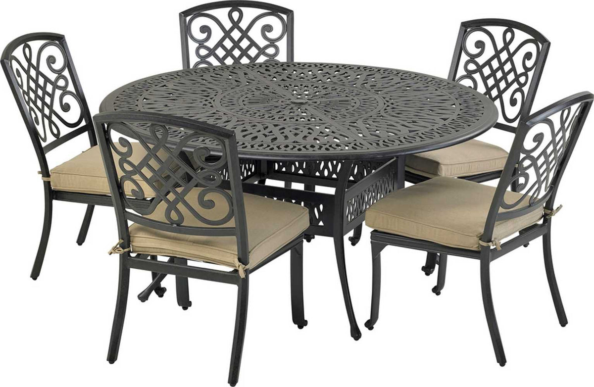 Patio Resort Rdtmn60-Bt2 Bridgetown 6-Piece Dining Set