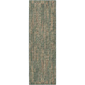 Winslow Wl6 Green Transitional Rug Runner 2' 6" X 12'