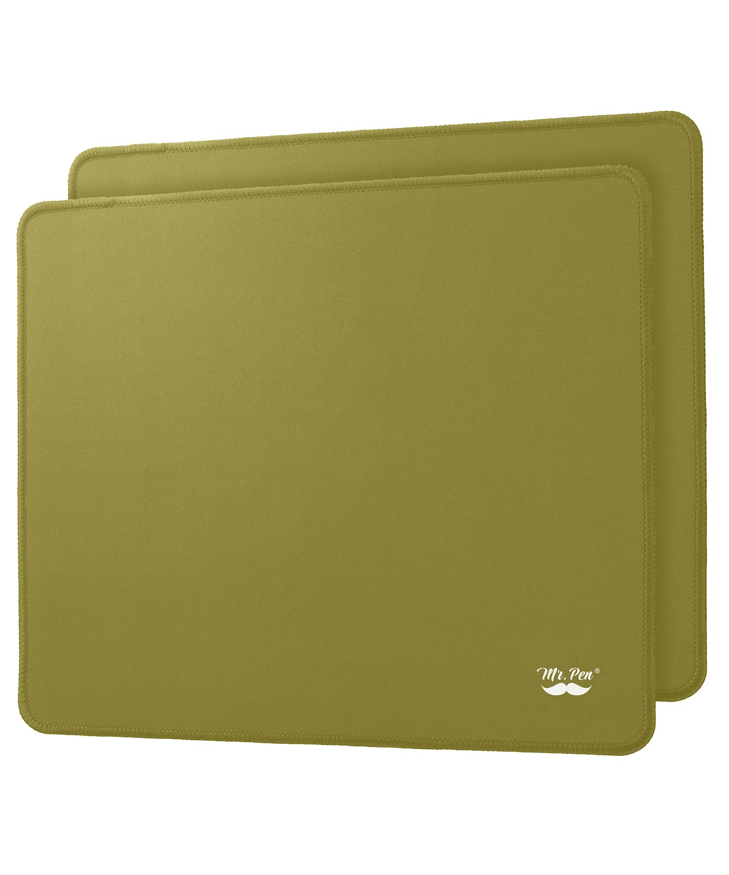 Mr. Pen- Mouse Pad, 12.8'X11.3', 2 Pack, Green Mouse Pads For Wireless Mouse, Computer Mouse Pad Gaming, Mouse Pad For Laptop,