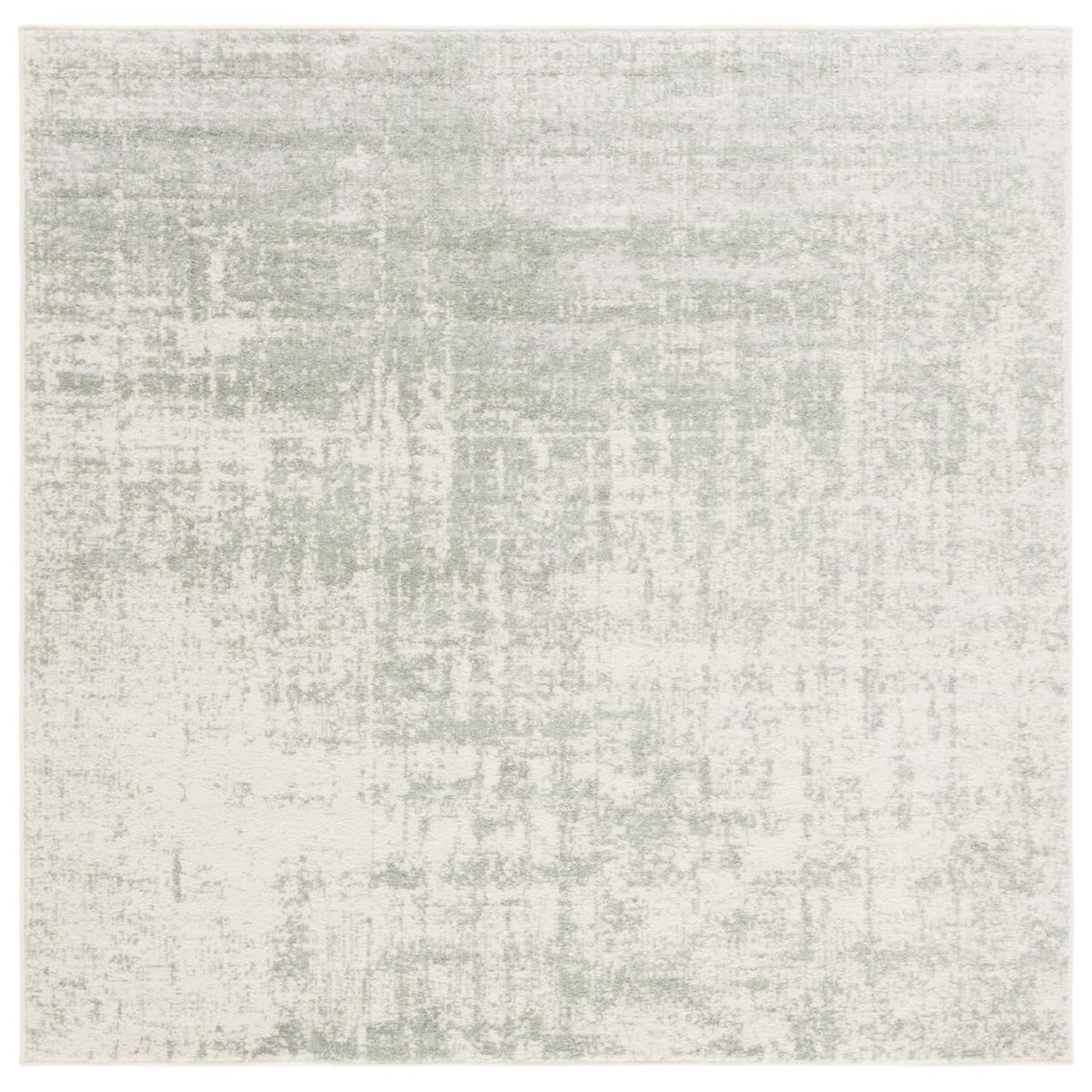 Safavieh Adirondack Collection Area Rug - 6' Square, Sage & Ivory, Modern Abstract Design, Non-Shedding & Easy Care, Ideal for H