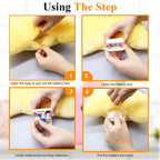 Kaheaum Twinkle Star Pillow, Decorative Throw Pillows Led Night Light Up Pillow Stuffed Animal Plush Toys Cute Pillows For Kids