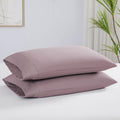 Southshore Fine Living, Inc. Pleated Lavender Pillow Cases Queen Size Set Of 2, Luxurious Brushed Microfiber Pillowcases For Ful