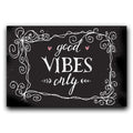 Accssoey Welcome Mat Good Vibes Only Doormats,Funny Doormats For Front Door Protected By Fuck Around And Find Out Surveillance R