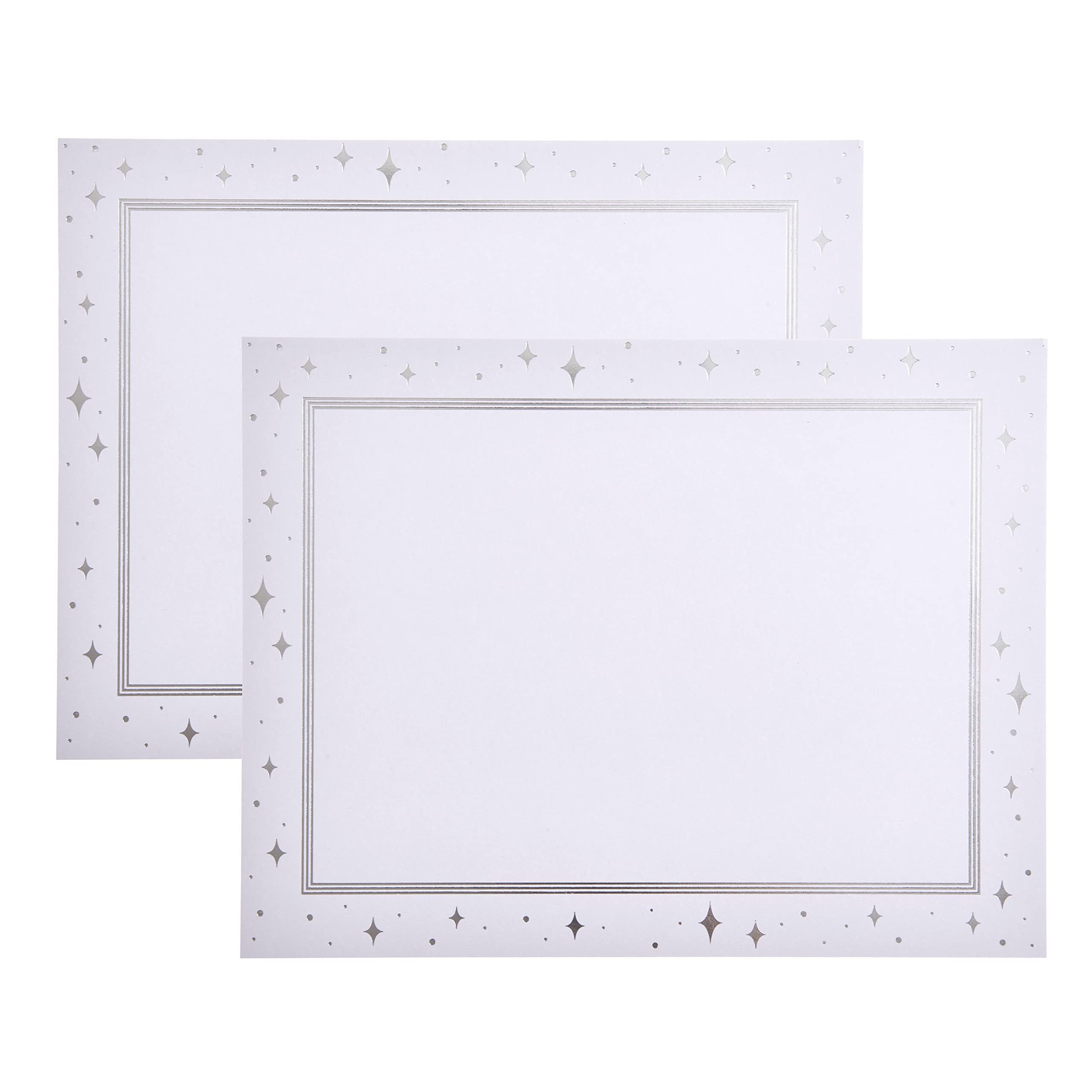 Gartner Studios Abstract Stars Foil Certificate Paper, Personalized Stationery, Foil Stamping, 8.5    X 11   , 15 Count