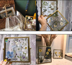 106 Pieces Assorted Real Dried Pressed Flowers Combination Real Dried Pressed Leaves Natural Dry Flowers Leaves For Resin Mold,