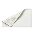 Rubbermaid Commercial Products Safti-Grip Bath Mat, Medium, White, Suction-Backed, Latex-Free, Non-Slip for Commercial/Residenti