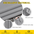 Nicetown Blackout Curtains Panels For Bedroom - Window Treatment Thermal Insulated Blinds Solid Grommet Vertical Drapes For Kitc