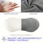 Lumbar Support Pillow, Lumbar Pillow For Low Back Pain Relief, Ergonomic Memory Foam Lumbar Pillow, Breathable & Detachable & Wa