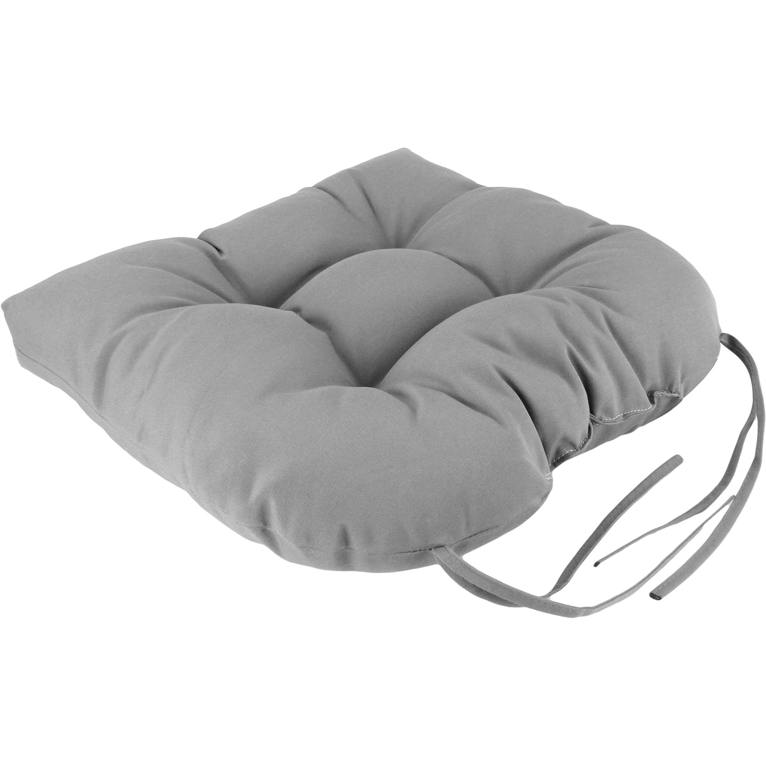 College Covers Everything Comfy Indoor/Outdoor Seat Patio D Cushion, 1 Count (Pack Of 1), Gray, 20 In X 20 In