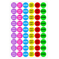 Youok Work Pay Day Day Off Dots Planner Calendar Stickers, 216 Opaque Reminder Labels Calendar Scrapbooking Crafting Stickers-Co
