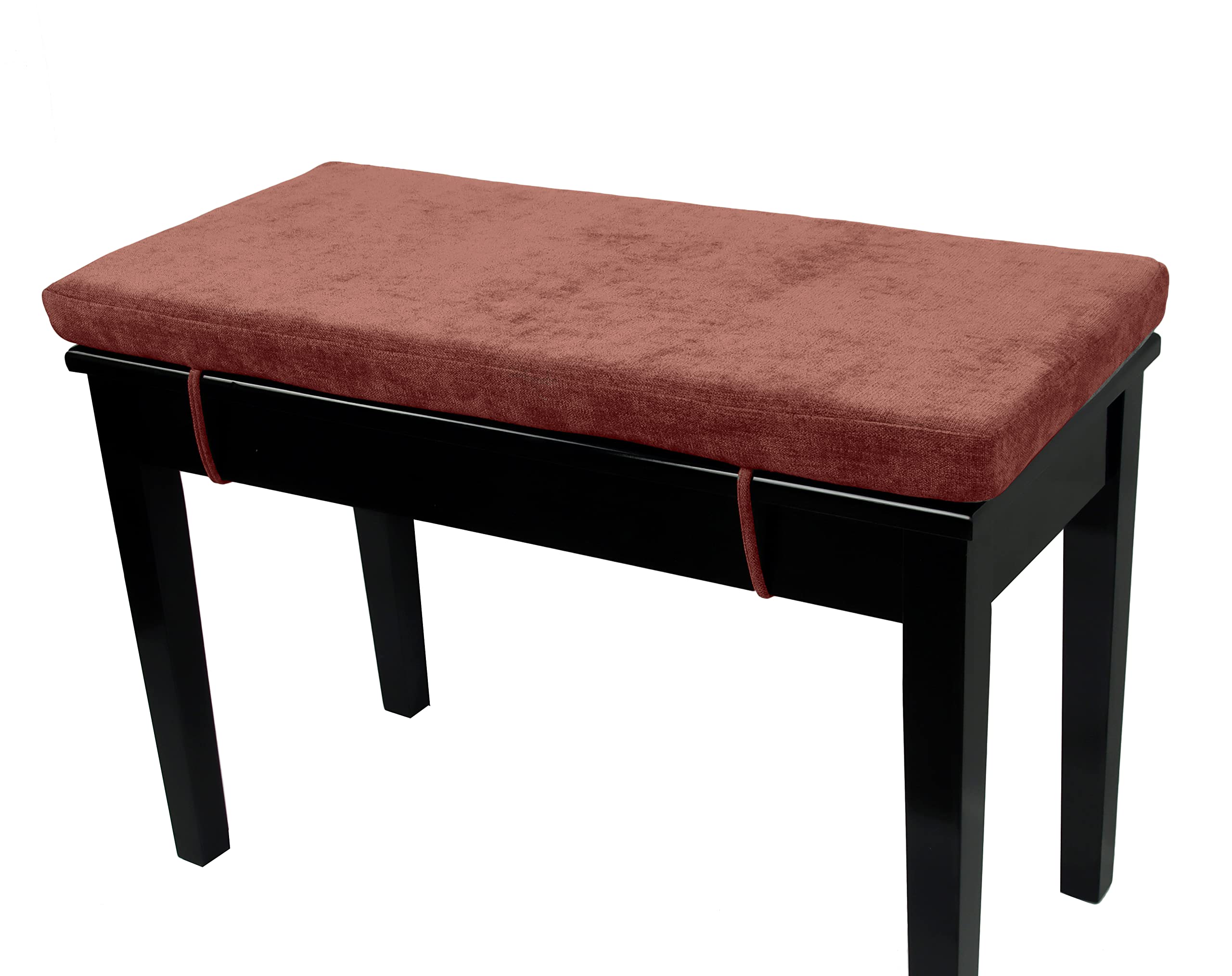 Loveboat Washable Bench Cushion, Non-Slip Bench Pad For Shoe Storage, Window, Piano, Dining 36'X14'X2' Brick Red