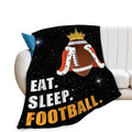 American Football Blanket Plush Cozy Sports Throw Blankets For Girls Boys Women Men Kids Flannel Fleece Ultra Soft Fuzzy Party B