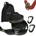 Budobeg Hammock Straps, Hammock Tree Straps Lightweight Set Of Two 10Ft Long 32 Adjustable Loops Total With 2 Carabiners Holds U