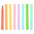Zeyar Aesthetic Cute Highlighter Pens, Cream Chisel Tip, Water Based, Quick Dry, No Bleed For Bible, Four Seasons Color Series (