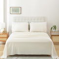 Whitney Home Textile King Sheet Set - Breathable Cooling Luxury Sheets For King Size Bed, 16' Extra Deep Pocket King Bed Sheets