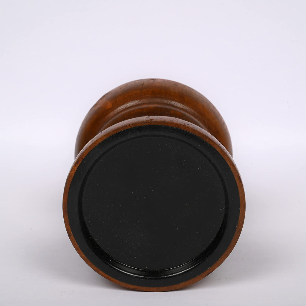 Edhas Natural Mango Wood Candle Holder That Will Look Amazing In Your Home, Kitchen, Dining Room, Or Bedroom (4' X 4' X 4   )