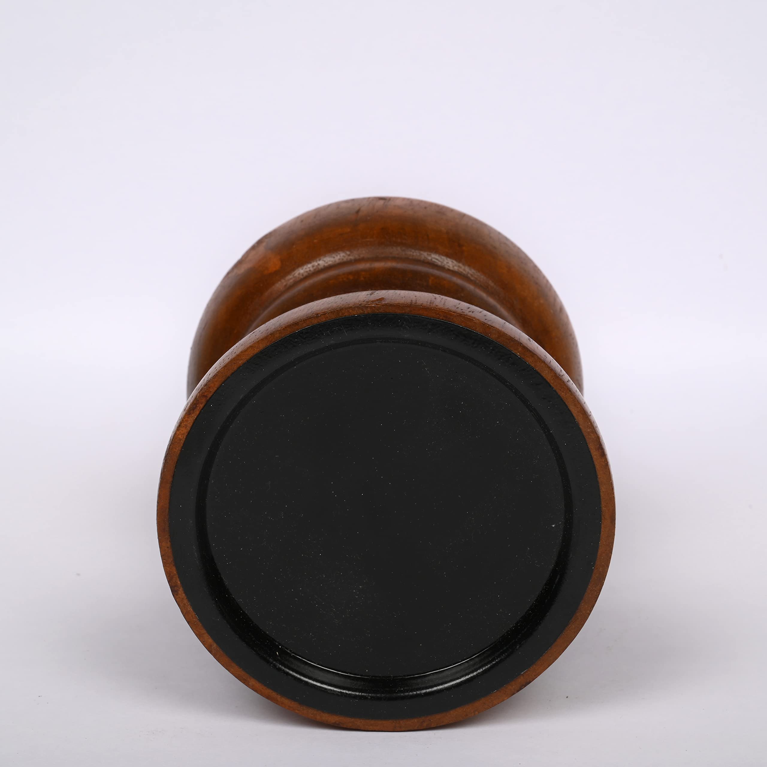 Edhas Natural Mango Wood Candle Holder That Will Look Amazing In Your Home, Kitchen, Dining Room, Or Bedroom (4' X 4' X 4   )