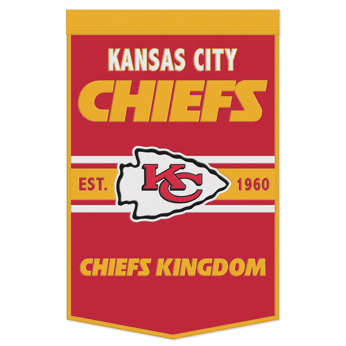 WinCraft Kansas City Chiefs 24' x 38' Slogan Banner