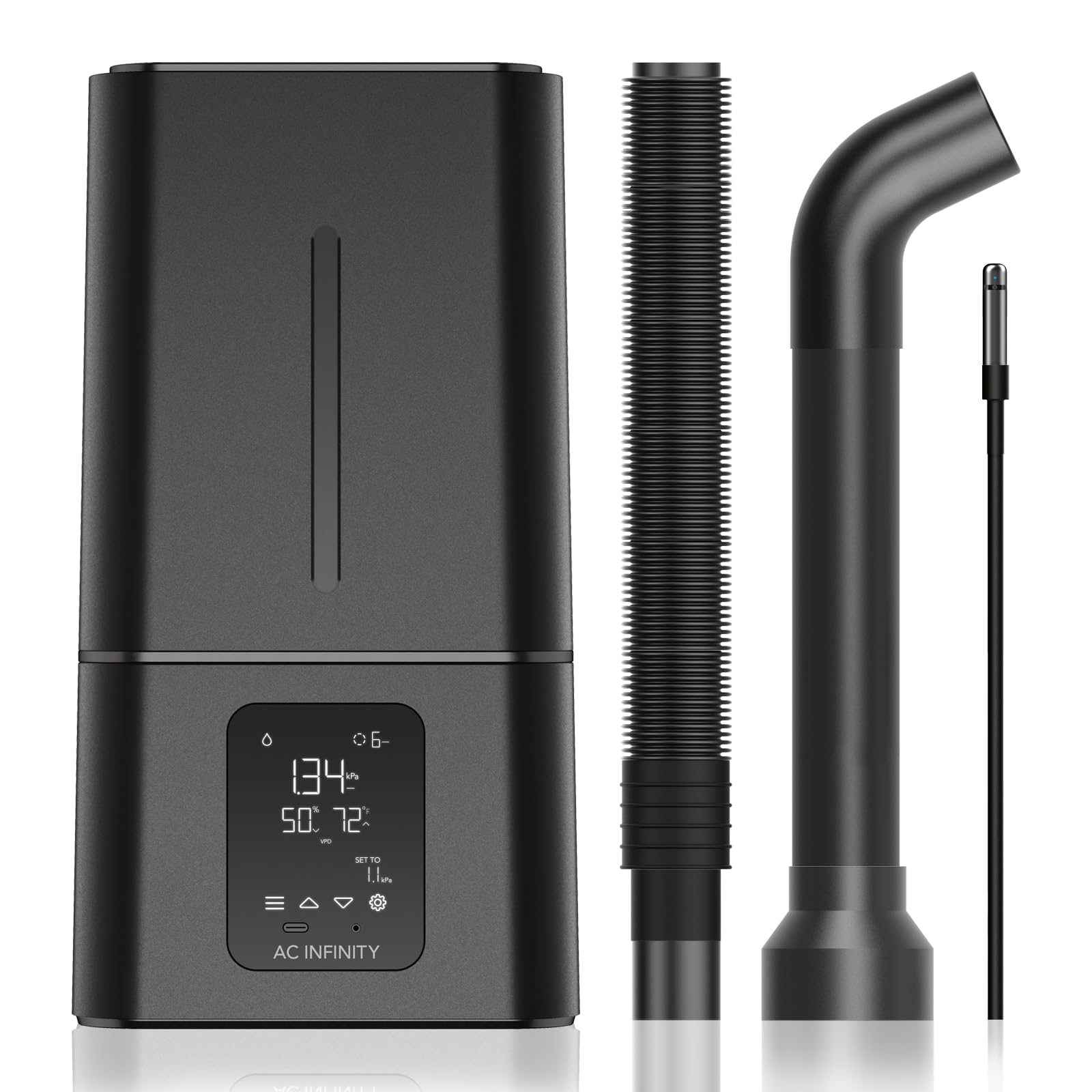 Ac Infinity Cloudforge T7, Plant Humidifier 15L With Vpd Humidity Controls, 10-Level Precision Vaporizer, Extendable Hose, Targe