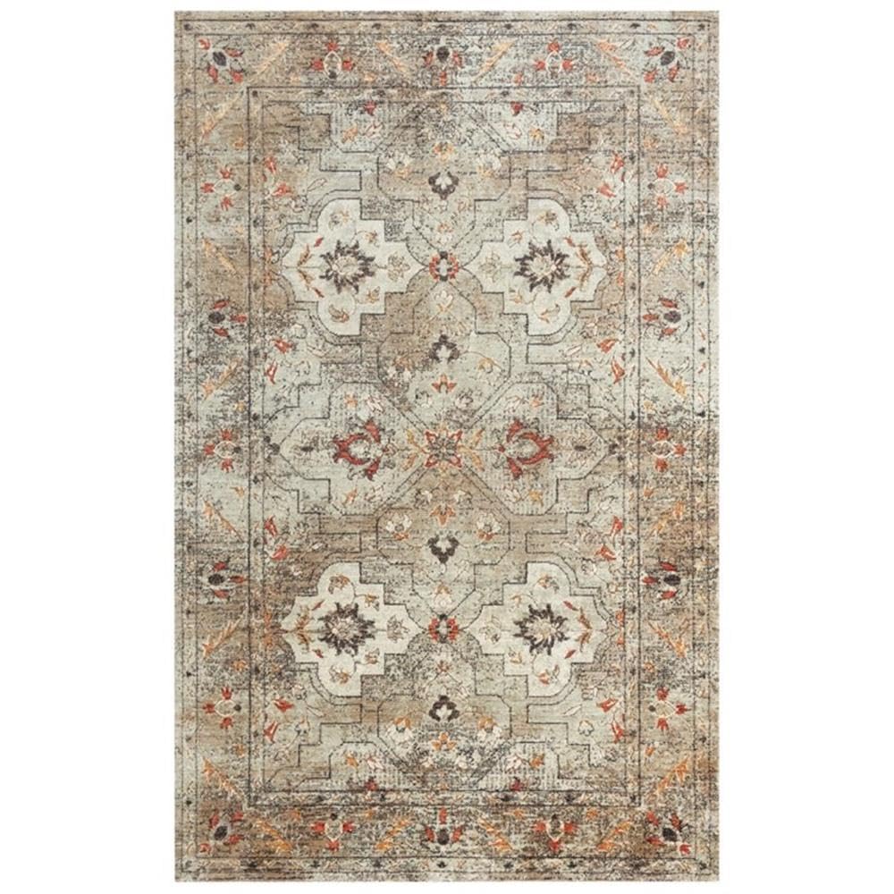 Rizzy Home Alora Decor Alure 8' X 10' Classical Green/Beige/Apricot Hybrid Area Rug