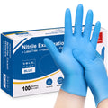 Schneider Nitrile Exam Gloves, 4Mil, Blue, Large 100Ct Box, Gloves Disposable Latexfree, Medical Gloves, Cleaning Gloves, Food