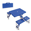 Oniva - A Picnic Time Brand - Folding Picnic Table - Camping Table - Outdoor Table With Umbrella Hole, (Royal Blue), 36.2' X 18
