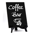 Signs ByLITA Coffee Bar, Table Sign, 6 x 8 (Black) 1 Pack