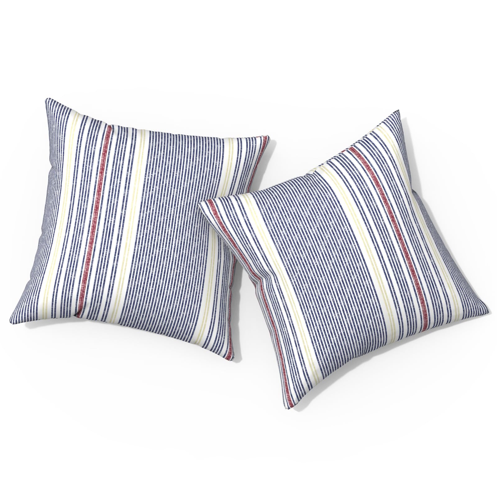 Twlear Outdoor Pillows For Patio Furniture 18X18 Inch, Square Outdoor Throw Pillows With Inserts, Decorative Toss Pillows For Ga