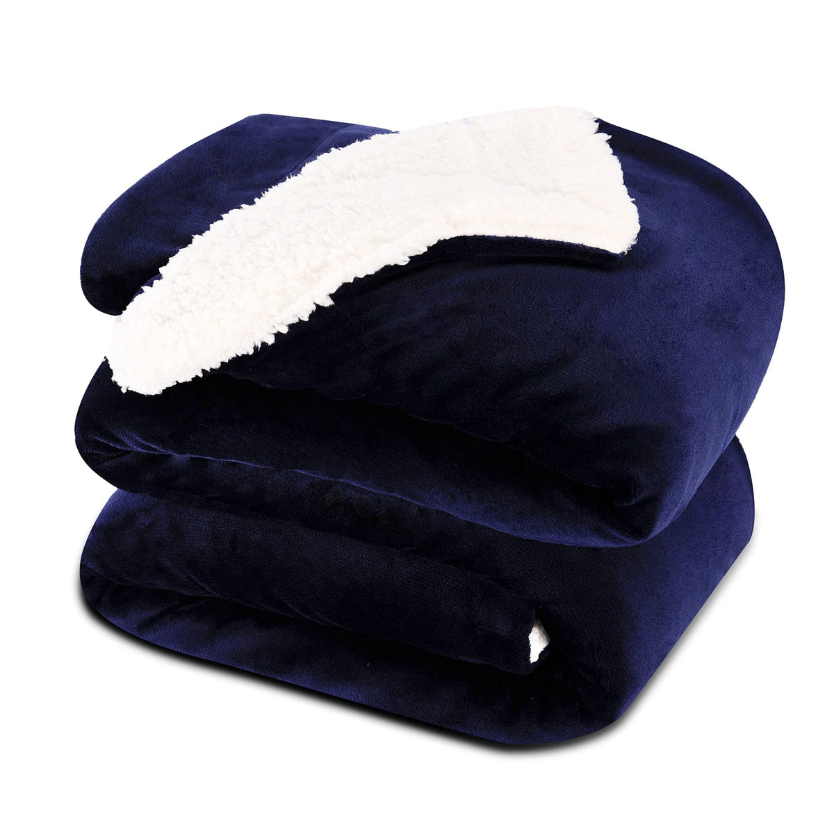 Nanpiper King Size Blanket Warm Sherpa Blanket, Soft Fleece Throw Blanket For Bed, Reversible Thick Fuzzy Blanket For Winter (Na