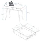 American Trails Freedom Usb Ports Desk, Natural Oak