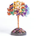 Ytbeoxk Seven Chakra Tree of Life,Money Tree Dcorations,Crystals and Healing Stones,Reiki Positive Energy Gemstones 7 Chakra Tre